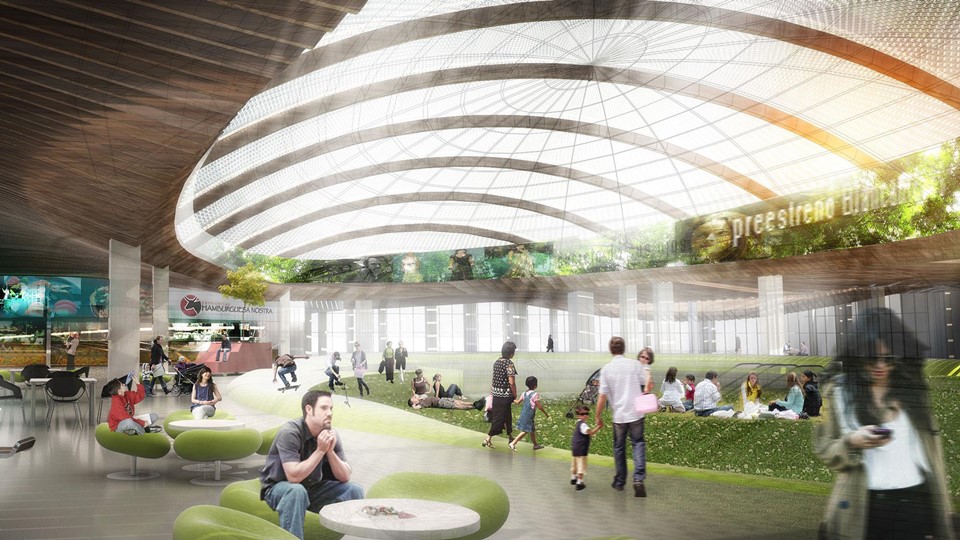 Planta de Restauración de Centro Comercial