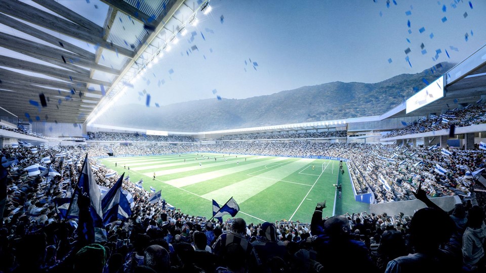 Nuevo Estadio Uiversidad de Chile 